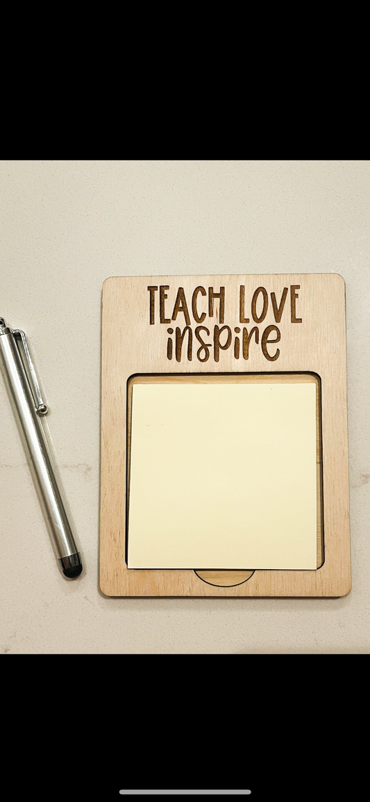 Post-It Holder: Teacher